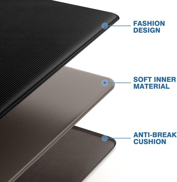 Kitchen Mats, Kitchen Rugs, Cushioned Anti Fatigue Kitchen Mats for Floor, Non-Slip Standing Desk Mat, Waterproof Kitchen Rugs - Image 6