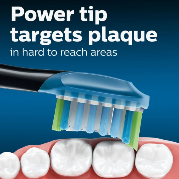 Philips Sonicare Premium Plaque Control Replacement Toothbrush Heads, HX9042/95, Brushsync Technology, Black 2-pk - Image 2