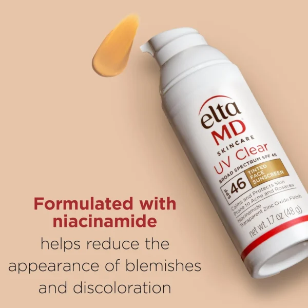 EltaMD UV Clear Tinted Sunscreen for Face - Deep Tinted SPF 46 1.7 oz - Image 6
