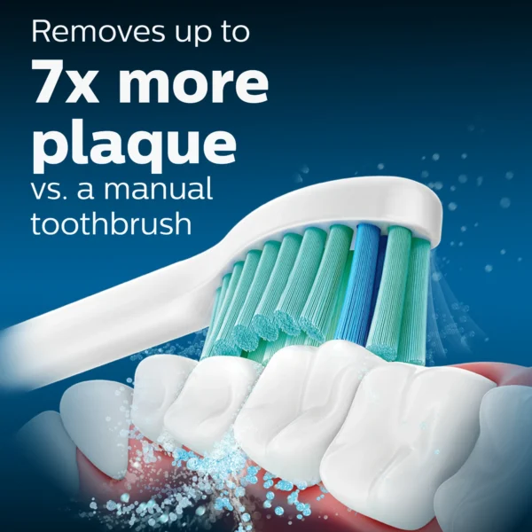 Philips Sonicare Optimal Plaque Control Replacement Toothbrush Heads, HX9024/65, Brushsync™ Technology, White 4-pk - Image 2