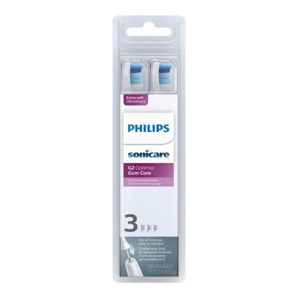 Philips Sonicare Optimal Gum Care Replacement Toothbrush Heads, HX9033/65, 3 Pack - Image 6