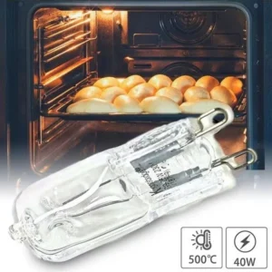 G9 40W Halogen Microwave Bulb Lamp Clear Glass Oven Light Indoor Lighting 2600K