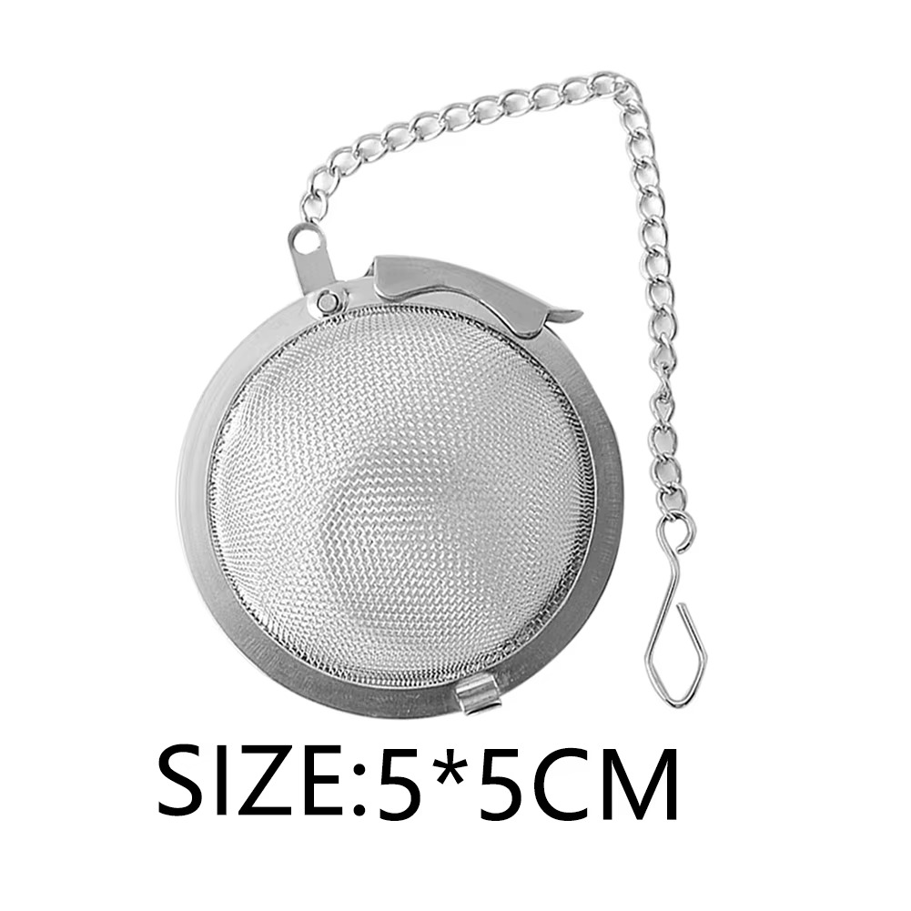 Mesh Tea Infuser Reusable Tea Strainer Teapot Stainless Steel Loose Tea Leaf Spice Filter Drinkware Kitchen Accessories - Image 2