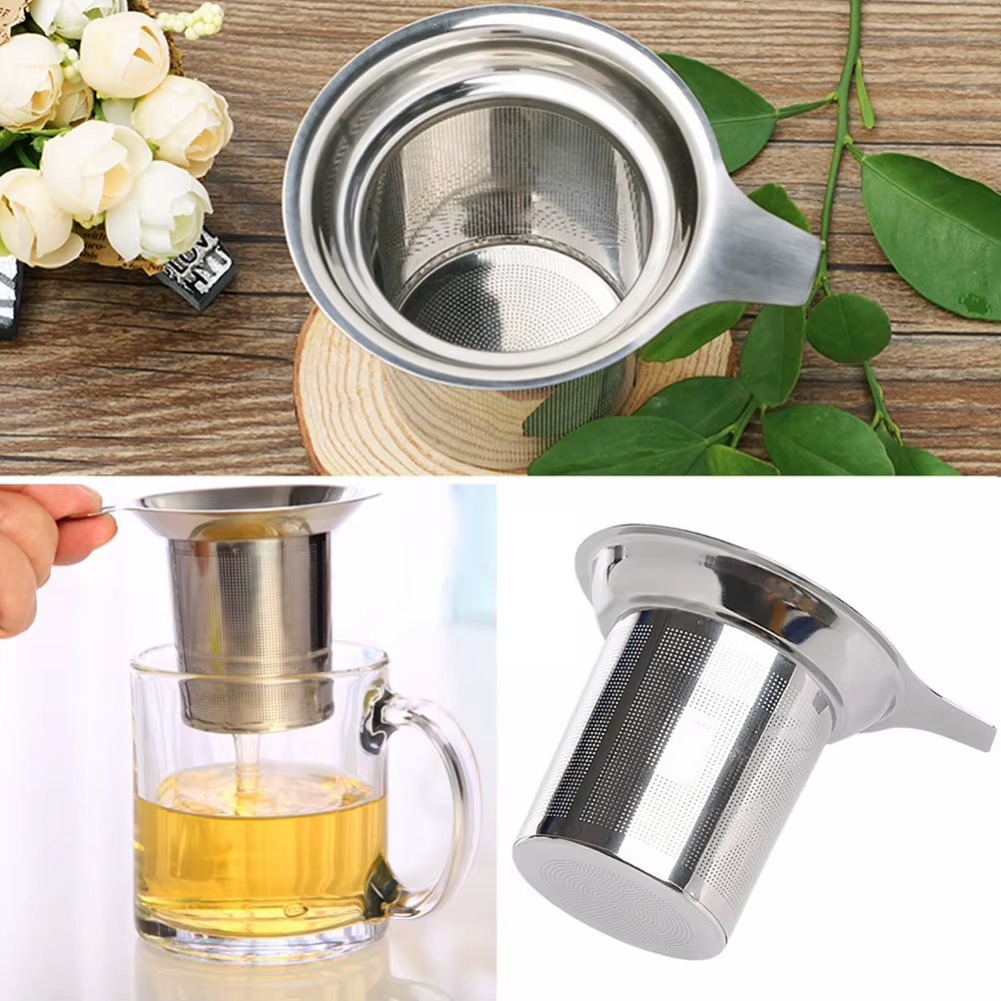 Mesh Tea Infuser Reusable Tea Strainer Teapot Stainless Steel Loose Tea Leaf Spice Filter Drinkware Kitchen Accessories - Image 6