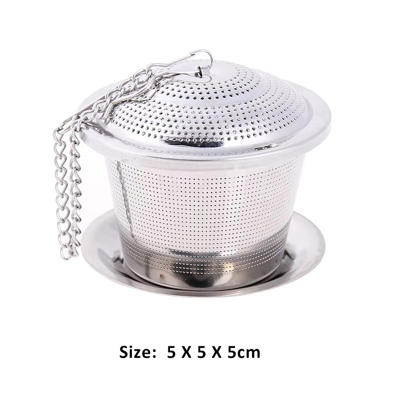Mesh Tea Infuser Reusable Tea Strainer Teapot Stainless Steel Loose Tea Leaf Spice Filter Drinkware Kitchen Accessories - Image 7