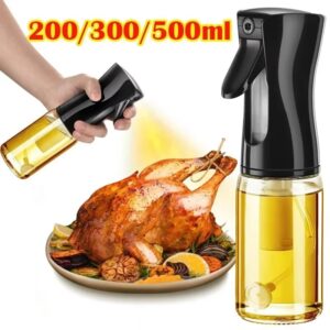 200/300/500ml Oil Spray Bottle Kitchen Olive Oil Atomizer for Air Fryer