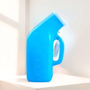 Men’s Urinal Bottle 1200ml Thick Plastic Bedpan Pee Container with Lid
