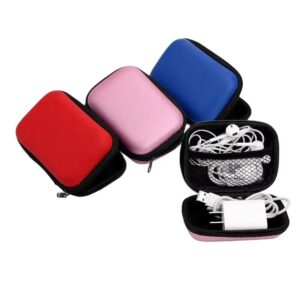 Travel Electronics Storage Zipper Bag for Earphones, Chargers, Cables and Accessories