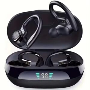TWS Wireless Bluetooth Earphones Headphones Sports Ear Hook Running Bass Earbuds,